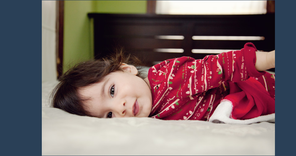 infant girl lying down - children's photographer silverlake los angeles