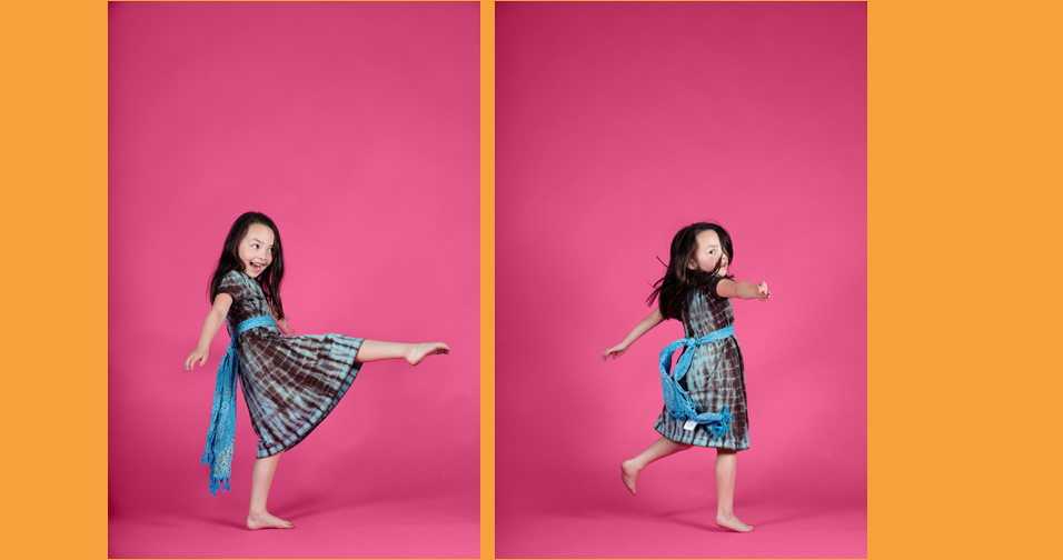 dancing girl - family photographer santa monica