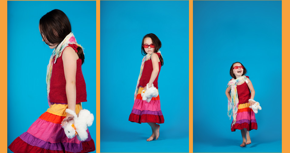 happy little girl - family photography los angeles