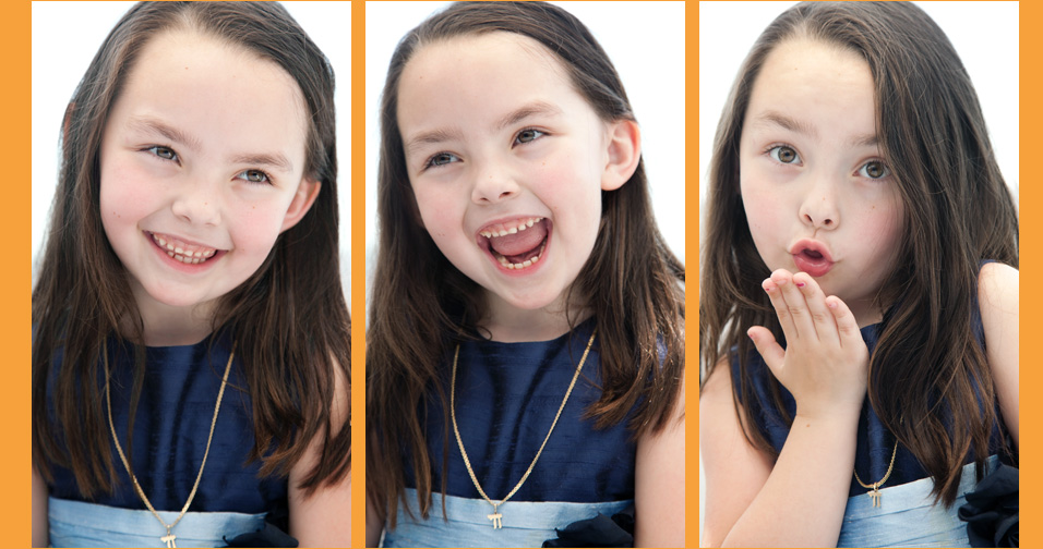 girl blowing kiss - los angeles family photographer