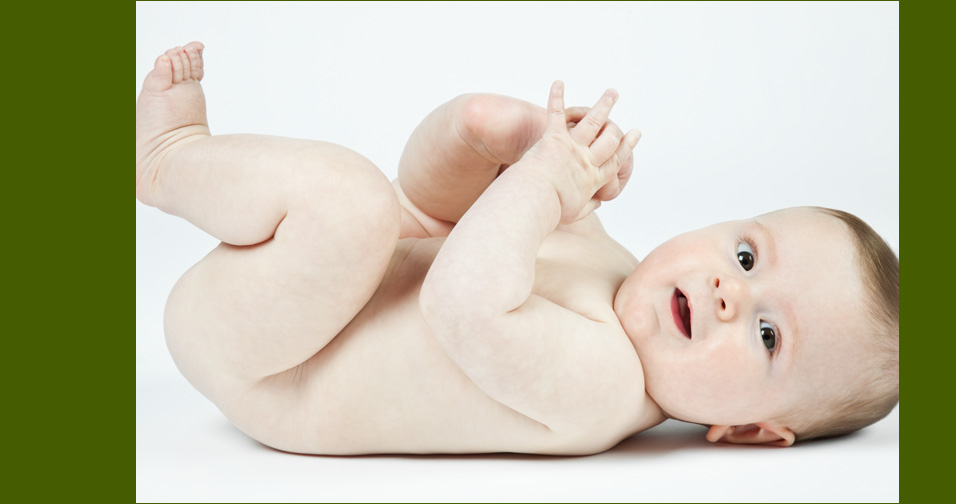 infant boy on back - child photography california san francisco
