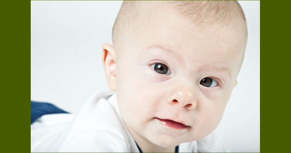 infant looking at camera - family and child photographer sf bay area
