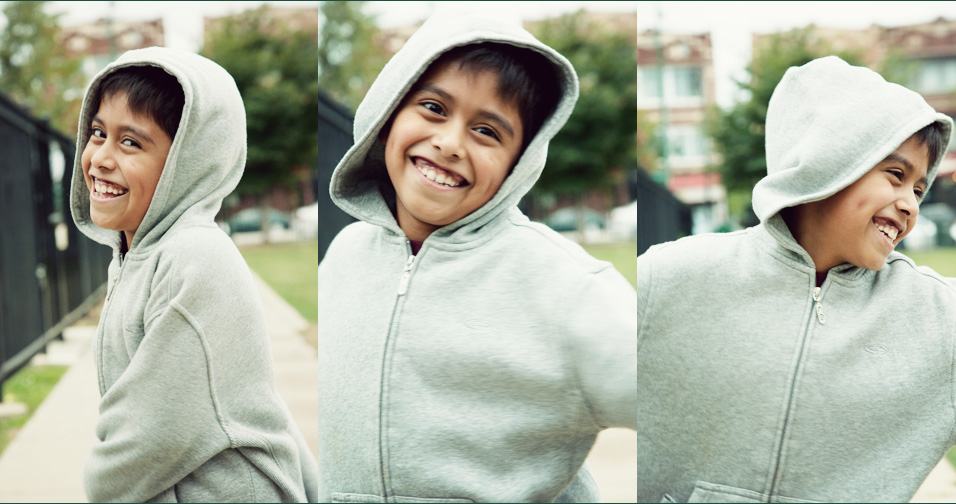 young boy jumping around, having fun - child and family photographer chicago
