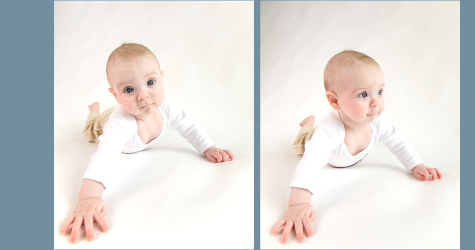 infant boy isolated on a white background - bergen county child and family photography