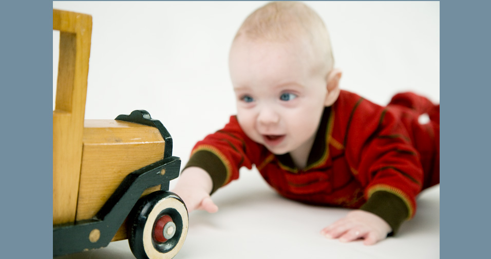 little boy with classic car - long island child and family photography