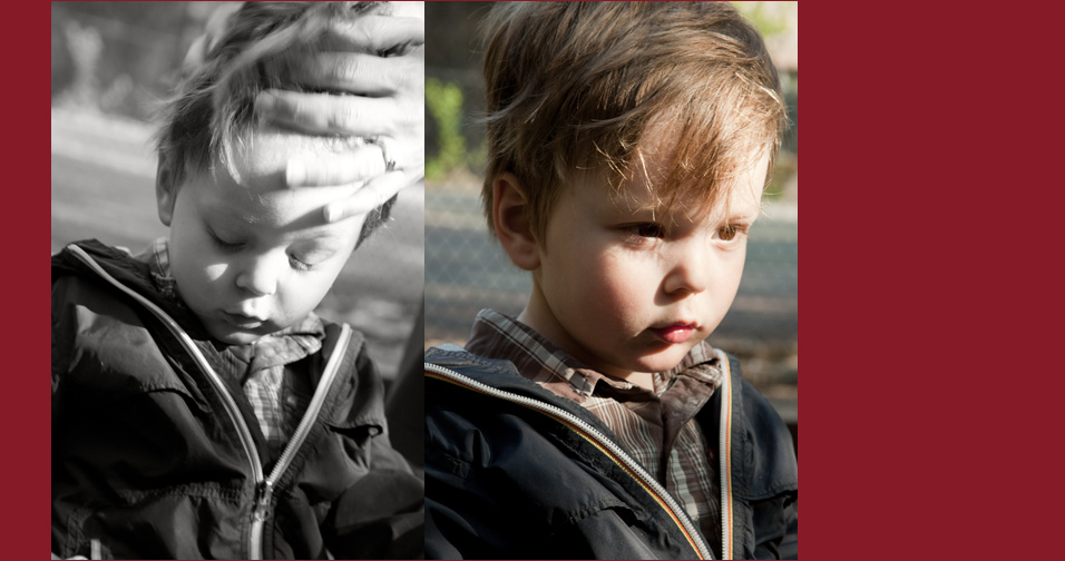 little boy with tussled hair - beverly hills family and child photographer